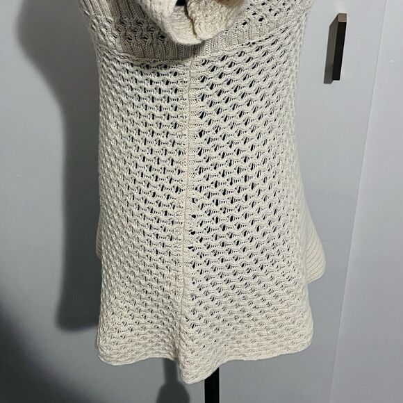 Calvin Klein Jeans Wm's S Sweater Knit 100% Cotton Tunic Top Short Sleeve Boho - Picture 6 of 11